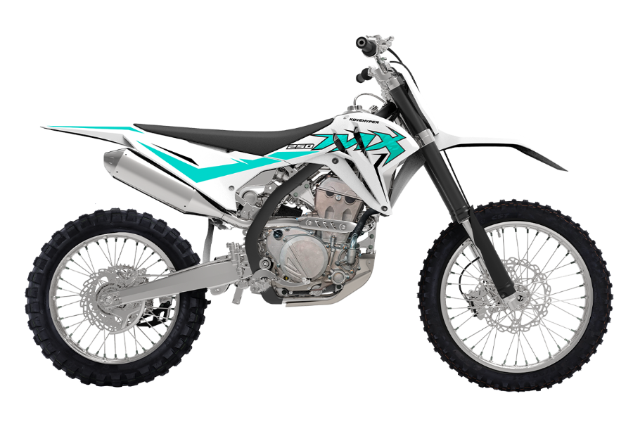 kove mx250 motocorss color white