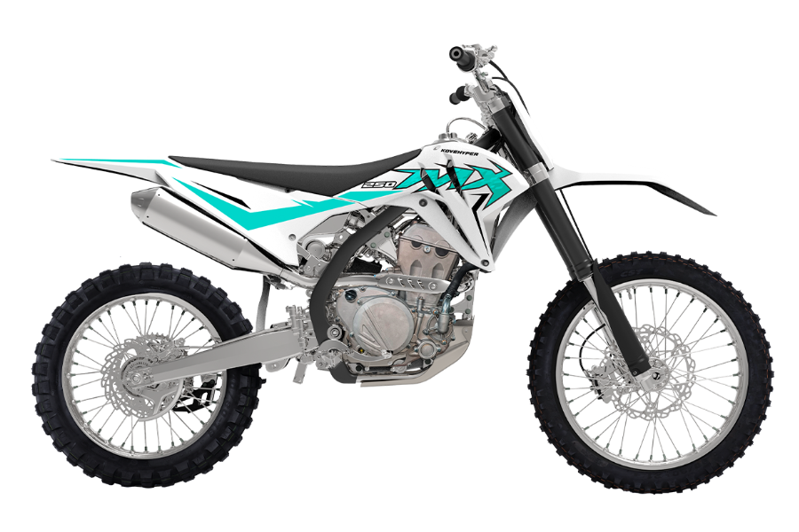 kove mx250 motocorss color white