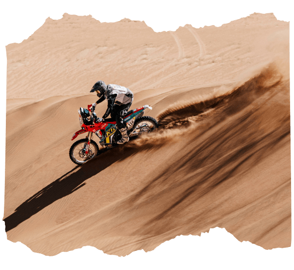 Canadian rider Jordan on Kove Rally 450 EX Canadian rider Jordan on Kove Rally 450 EX